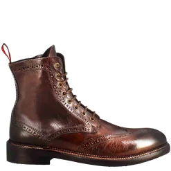 Anfibi Candy Da Uomo In Pelle Lavata Colore Bronzato