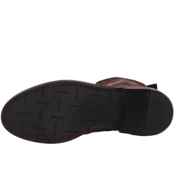Anfibi Candy Da Uomo In Pelle Lavata Colore Cuoio Scuro