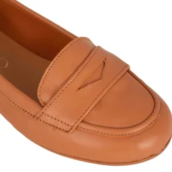 Ballerina Classica Da Donna In Pelle Colore Marrone