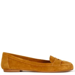Ballerina Classica Da Donna In Pelle Scamosciata Colore Marrone