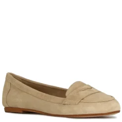 Ballerina Classica Da Donna In Pelle Scamosciata Colore Beige