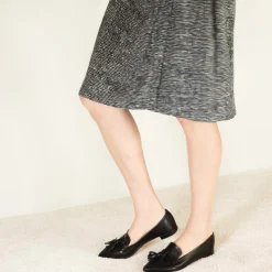 Ballerina Da Donna Casual Con Nappine Colore Nero