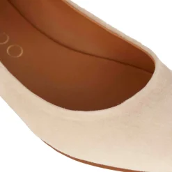 Ballerina Raffinata Da Donna In Pelle Scamosciata Colore Rosa