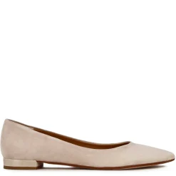 Ballerina Raffinata Da Donna In Pelle Scamosciata Colore Rosa