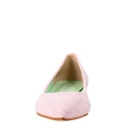 Ballerine Da Donna Color Lilla In Pelle Scamosciata Con Strass