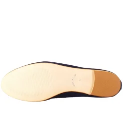 Ballerine Leggere Da Donna Color Blu In Camoscio Sfoderate
