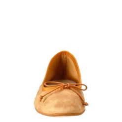 Ballerine Leggere Da Donna Color Marrone In Camoscio Sfoderate