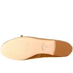 Ballerine Leggere Da Donna Color Marrone In Camoscio Sfoderate
