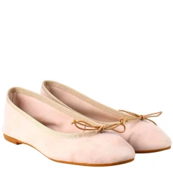 Ballerine Leggere Da Donna Color Rosa In Camoscio Sfoderate