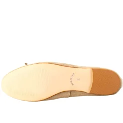 Ballerine Leggere Da Donna Color Taupe In Camoscio Sfoderate
