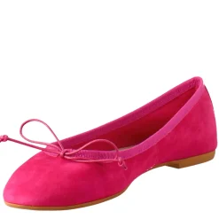 Ballerine Leggere Da Donna Color Fuxia In Camoscio Sfoderate