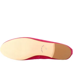 Ballerine Leggere Da Donna Color Fuxia In Camoscio Sfoderate
