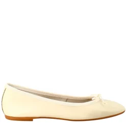 Ballerine Leggere Da Donna Color Beige In Pelle Liscia