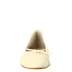 Ballerine Leggere Da Donna Color Beige In Pelle Liscia