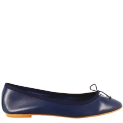 Ballerine Leggere Da Donna Color Blu In Pelle Liscia