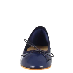 Ballerine Leggere Da Donna Color Blu In Pelle Liscia