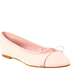 Ballerine Leggere Da Donna Color Cipria In Pelle Liscia