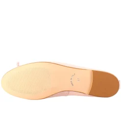Ballerine Leggere Da Donna Color Cipria In Pelle Liscia