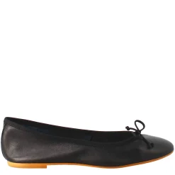 Ballerine Leggere Da Donna Color Nero In Pelle Liscia