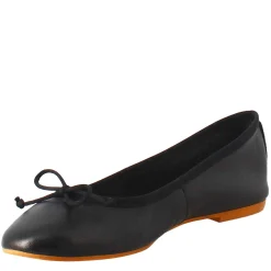 Ballerine Leggere Da Donna Color Nero In Pelle Liscia