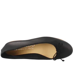 Ballerine Leggere Da Donna Color Nero In Pelle Liscia