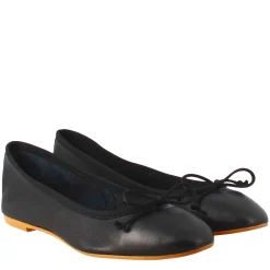 Ballerine Leggere Da Donna Color Nero In Pelle Liscia