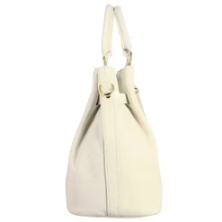 Borsa A Mano Frida In Pelle Con Tracolla Rimovibile Colore Bianco