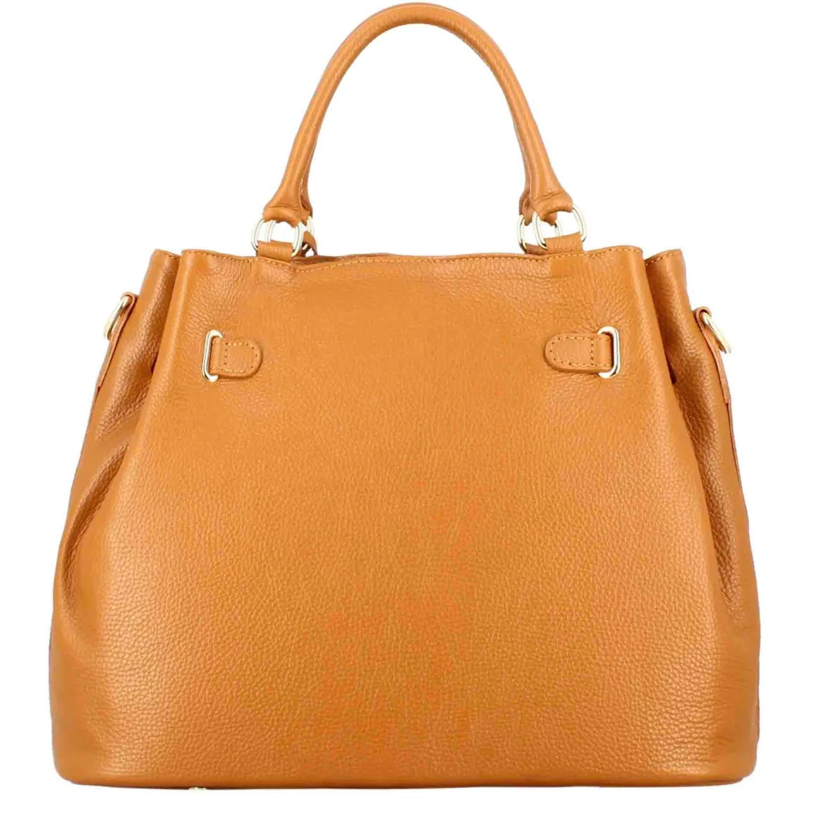 Borsa A Mano Frida In Pelle Con Tracolla Rimovibile Colore Marrone