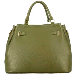 Borsa A Mano Frida In Pelle Con Tracolla Rimovibile Colore Verde