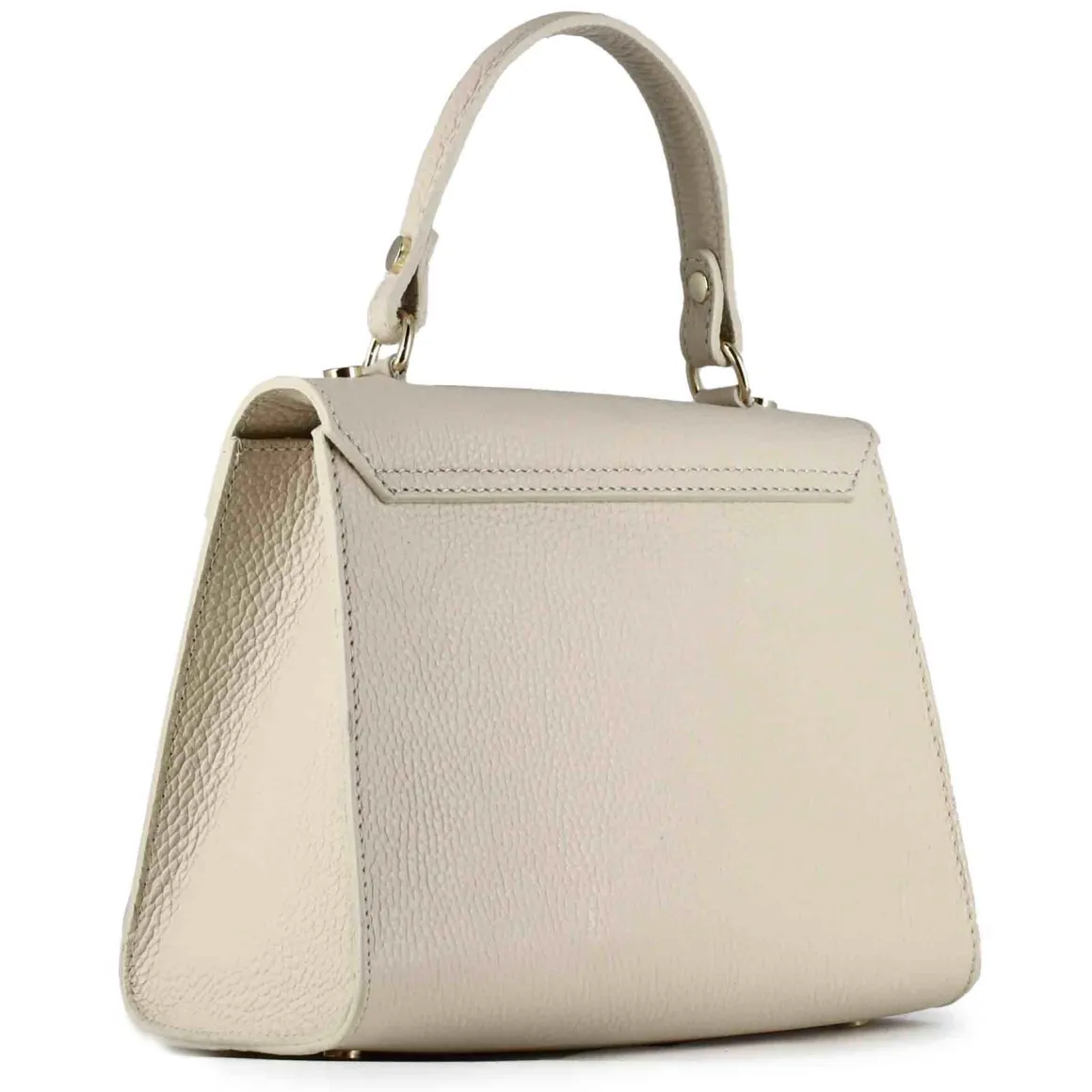 Borsa A Mano Lady K Da Donna In Pelle Colore Beige