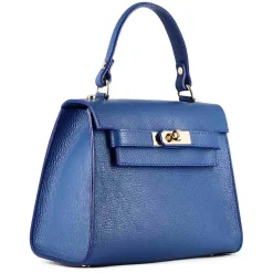 Borsa A Mano Lady K Da Donna In Pelle Colore Blu