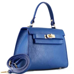 Borsa A Mano Lady K Da Donna In Pelle Colore Blu