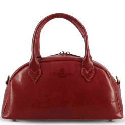 Borsa A Mano Tulia Bauletto Da Donna In Pelle Colore Rosso