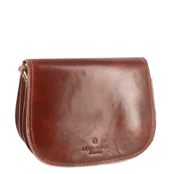 Borsa Essential Da Donna In Pelle Liscia Colore Marrone Scuro