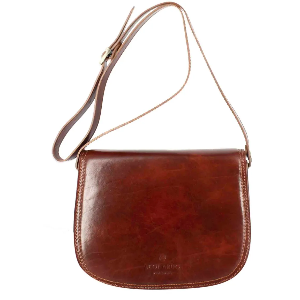 Borsa Essential Da Donna In Pelle Liscia Colore Marrone Scuro