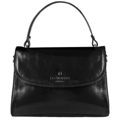 Borsa Lucrezia Bauletto Da Donna Classica In Pelle Liscia Colore Nero