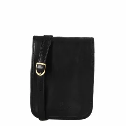 Borsello Medio Da Uomo In Pelle Colore Nero