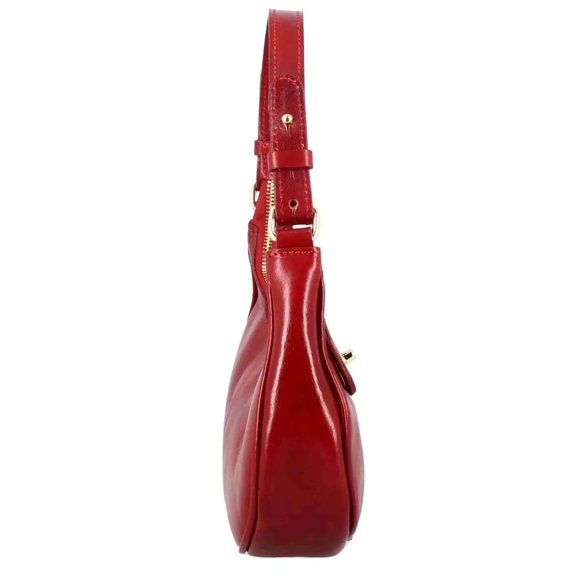 Borsetta A Spalla Jane In Pelle Con Tracolla Rimovibile Colore Rosso