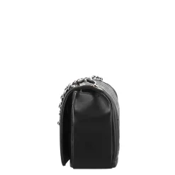 Borsetta Timeless Media A Tracolla In Pelle Trapuntata Colore Nero