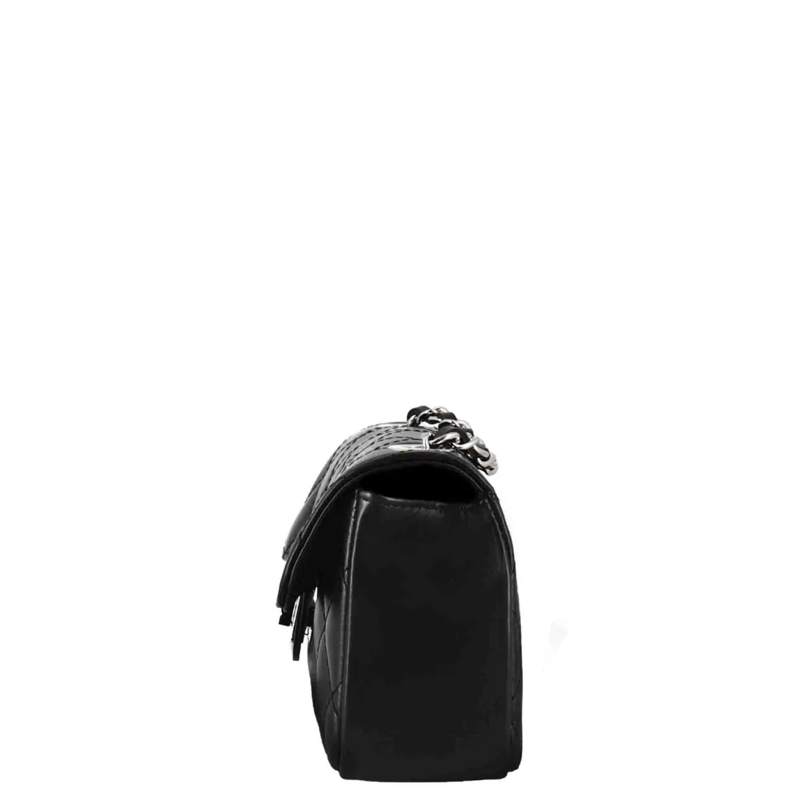 Borsetta Vanity A Tracolla In Pelle Trapuntata Colore Nero