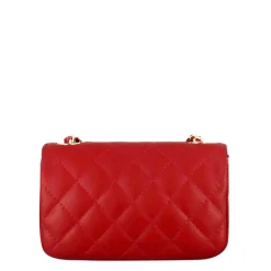 Borsetta Vanity A Tracolla In Pelle Trapuntata Colore Rosso