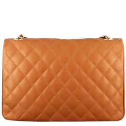 Borsetta Vanity Grande A Tracolla In Pelle Trapuntata Colore Marrone