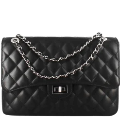 Borsetta Vanity Grande A Tracolla In Pelle Trapuntata Colore Nero
