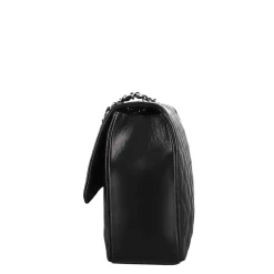 Borsetta Vanity Grande A Tracolla In Pelle Trapuntata Colore Nero