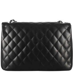 Borsetta Vanity Grande A Tracolla In Pelle Trapuntata Colore Nero