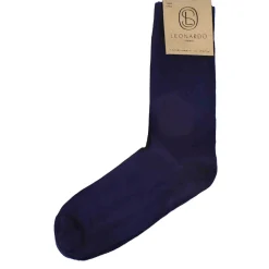 Calzini Da Uomo In Cotone Tinta Unita Colore Blu