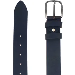 Cintura In Pelle Da Uomo Colore Blu Notte