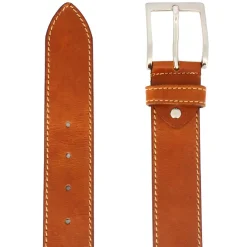 Cintura In Pelle Da Uomo Colore Marrone Chiaro