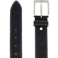 Cintura In Pelle Da Uomo Colore Nero