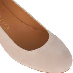 Décolleté Classica Da Donna In Pelle Scamosciata Colore Rosa